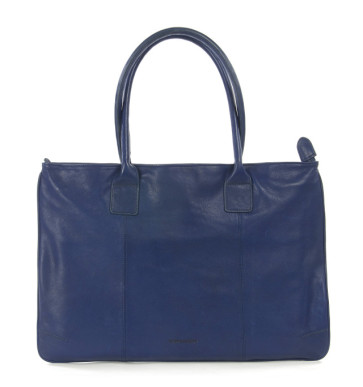 Tucano One Premium Tote 13" læder blå