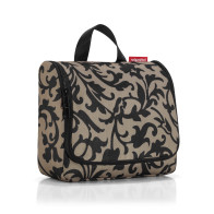 Reisenthel toilettaske baroque taupe sort