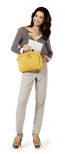 Tucano One Premium sleeve 11" læder gul lifestyle