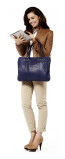 Tucano One Premium Tote 13" læder blå lifestyle